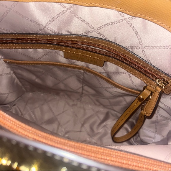 Michael Kors Metallic Gold Tote Bag - Picture 8 of 10